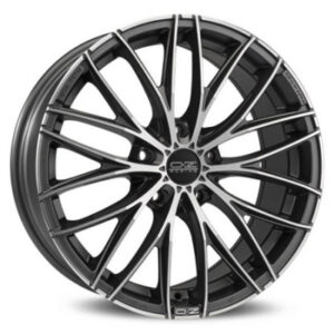 OZ ITALIA 150 Matt Dark Graphite Diamond Cut 8X17 5 X120 ET29 79