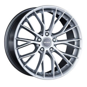 MAK MUNCHEN SILVER 9,5X20 5 X120 ET16 72,6