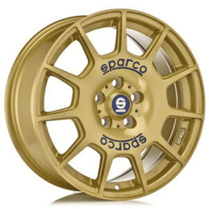 Sparco TERRA Race Gold Blue 7,5X17 5 X100 ET48 63,4