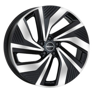 MAK ELECTRA Fényes fekete Polírozott 7,5X20 5 X112 ET44 57,1