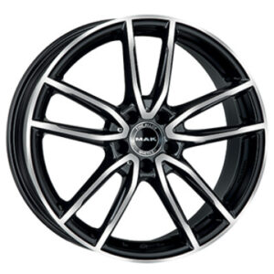 MAK EVO Fényes fekete Polírozott 7,5X17 5 X112 ET48 66,6