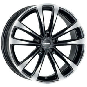 MAK MAIN Fényes fekete Polírozott 7,5X18 5 X112 ET51 57,1