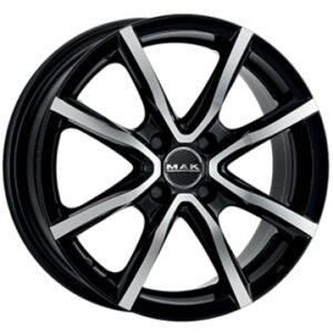 MAK MILANO 4 Fényes fekete Polírozott 5,5X15 4 X100 ET42 60,1