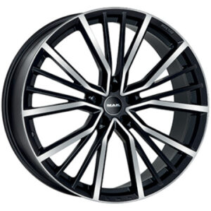 MAK UNION Fényes fekete Polírozott 8X20 5 X112 ET45 57,1
