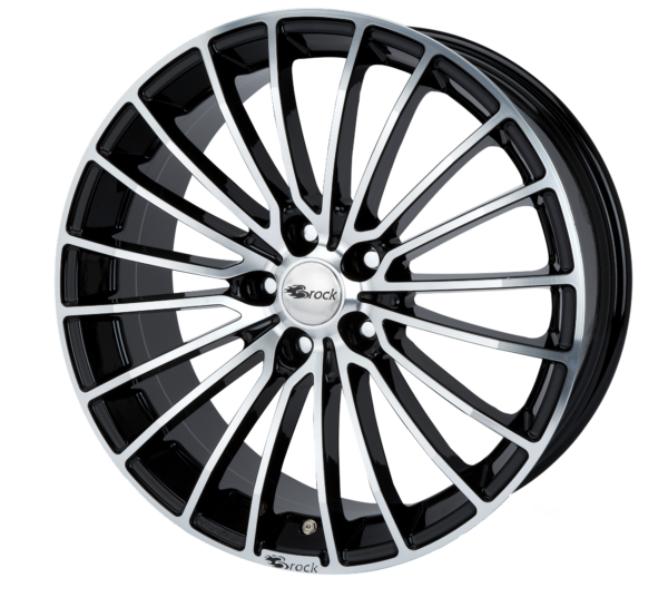 Brock B24 SGVP - Fényes fekete polírozott 7X16 4 X108 ET22 65,1
