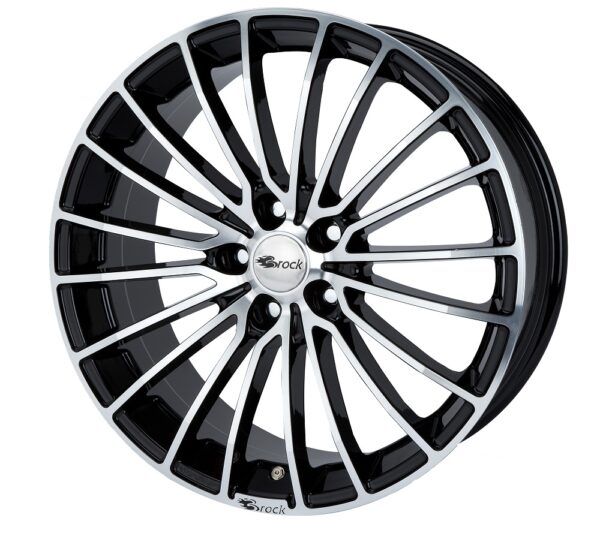Brock B24 SGVP - Fényes fekete polírozott 7X17 4 X100 ET45 63,4