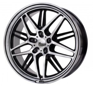 Brock B28 SGVP - Fényes fekete polírozott 8,5X19 5 X114,3 ET45 72,6