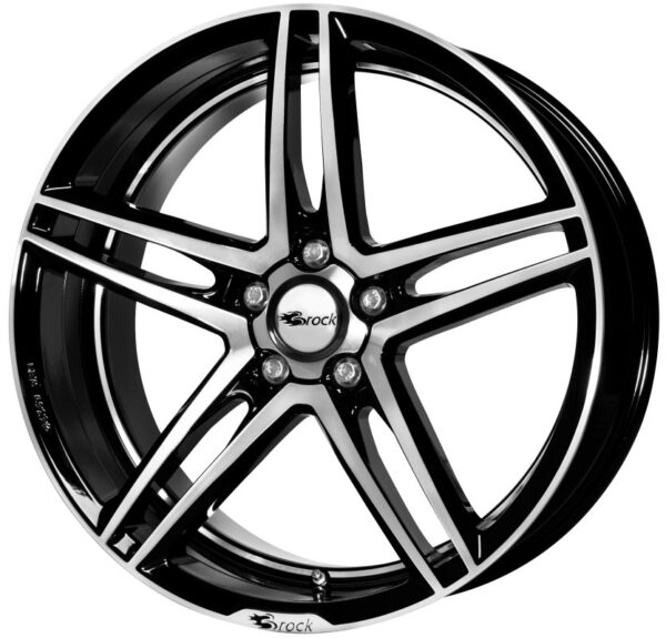Brock B33 SGVP - Fényes fekete polírozott 8,5X19 5 X115 ET40 70,2
