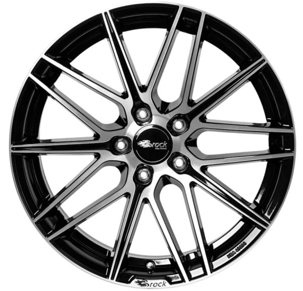 Brock B34 SGVP - Fényes fekete polírozott 8,5X19 5 X112 ET46 66,6