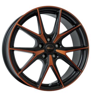 Brock B40 BOM - Fekete narancs matt 8X19 5 X112 ET45 57,1