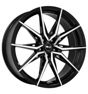 Brock B42 SGVP - Fényes fekete polírozott 9,5X20 5 X114,3 ET45 64,1