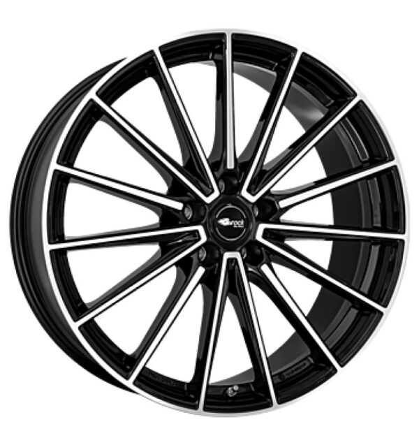 Brock B43 SGVP - Fényes fekete polírozott 8,5X20 5 X120 ET47 72,6