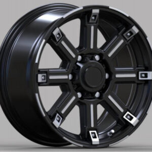 Silverline Canyon Fekete polír 7,5X17 6 X139,7 ET25 106,1