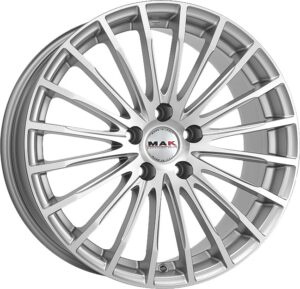MAK FATALE SILVER 7X17 4 X100 ET38 72