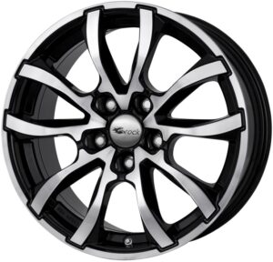 RC RC23 SGVP - Fényes fekete polírozott 8X18 5 X112 ET28 66,6