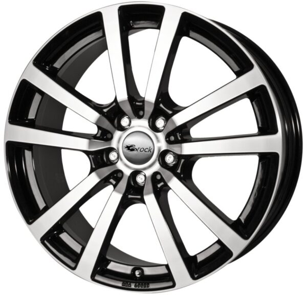 RC RC25 SGVP - Fényes fekete polírozott 8X18 5 X120 ET50 65,1