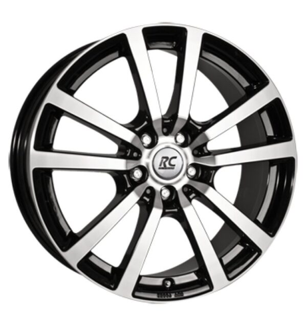 RC RC25T SGVP - Fényes fekete polírozott 7,5X18 5 X112 ET52 66,6