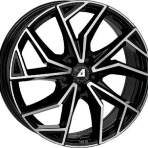 Alutec ADX02 Fényes fekete polírozott 7,5X18 5 X100 ET46 57,1