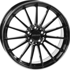 Monaco Wheels MC1 Fényes fekete Polírozott LIP 8X18 5 X112 ET45 66,5