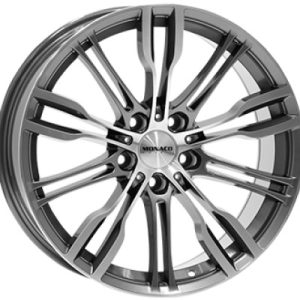 Monaco Wheels GP8 Antracit Polírozott 8X19 5 X120 ET32 72,6