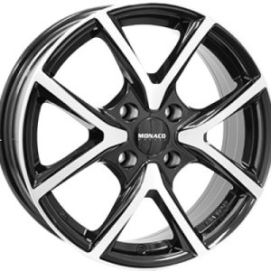 Monaco Wheels CL2 Fényes fekete Polírozott 7X17 4 X100 ET40 63,3