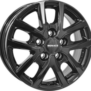 Monaco Wheels CL2T Fényes fekete 6,5X16 5 X118 ET66 71,1