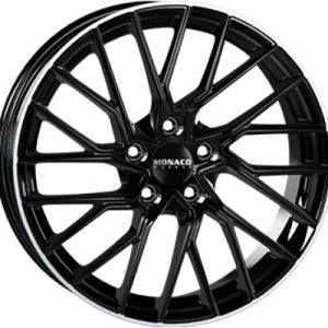 Monaco Wheels GP11 Fényes fekete Polírozott lip 8X18 5 X112 ET45 66,5