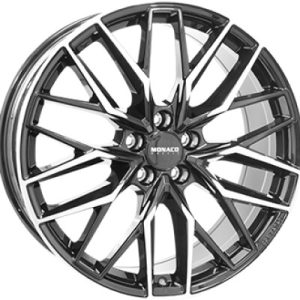 Monaco Wheels GPX Fényes fekete Polírozott 9X20 5 X114,3 ET38 64,1