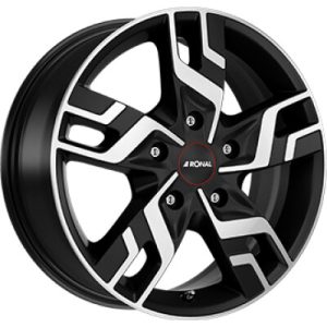 RONAL R64 Tompa fekete Polírozott 7X17 5 X118 ET60 71,1
