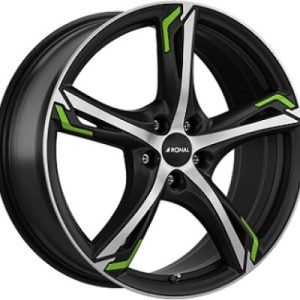 RONAL R62 GREEN Tompa fekete Polírozott 8,5X20 5 X108 ET50 76