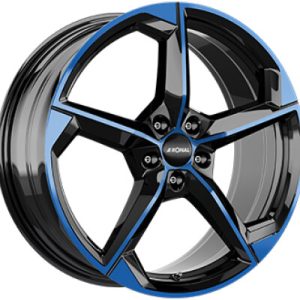 RONAL R66 Black kék 8,5X20 5 X112 ET45 76