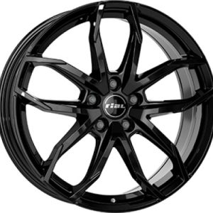 RIAL LUCCA Fényes fekete 8X20 5 X112 ET40 70,1