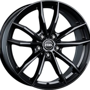 RIAL X12 Fényes fekete 7,5X17 5 X112 ET52 66,6