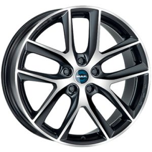 MAK VOLTAGE Fényes fekete Polírozott 8,5X19 5 X114,3 ET40 64,1