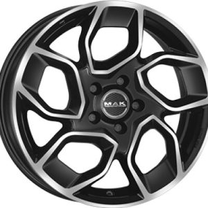 MAK EXPRESS Fényes fekete Polírozott 7,5X18 5 X118 ET58 71,1