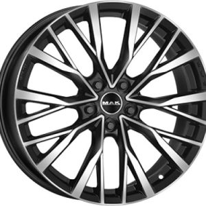 MAK KENT Fényes fekete Polírozott 9X22 5 X108 ET43 63,4
