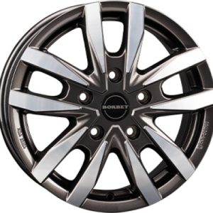 Borbet CW5 Sötét antracit Polírozott 6,5X16 5 X160 ET60 65,1
