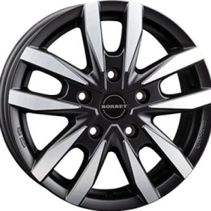 Borbet CW5 Tompa fekete Polírozott 6,5X16 5 X160 ET60 65,1