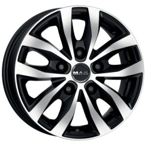 MAK LOAD 5 Fényes fekete Polírozott 6,5X16 5 X118 ET55 71,1