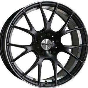 Monaco Wheels MIRABEAU Tompa fekete Polírozott 7X17 4 X100 ET37 73,1