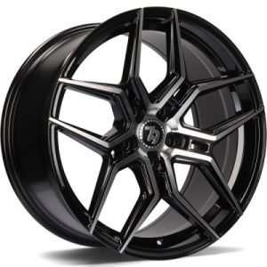 seventy9 SV-B Fényes fekete Polírozott 8X18 5 X112 ET45 66,6