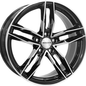 Monaco Wheels RR8M Fényes fekete Polírozott 8,5X19 5 X112 ET45 66,5