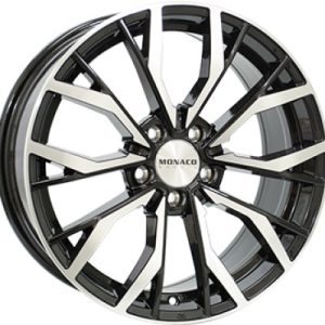 Monaco Wheels GP5 Fényes fekete Polírozott 8X18 5 X100 ET37 57,1