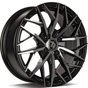 seventy9 SV-C Fényes fekete Polírozott 7X16 4 X100 ET38 67,1