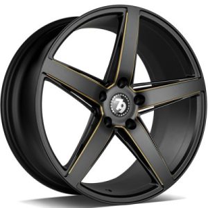 seventy9 SV-N Matt fekete Arany 8X18 5 X112 ET35 66,6
