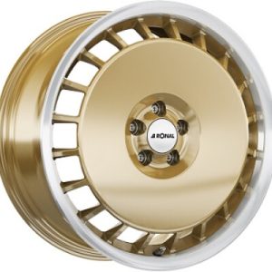 RONAL R50 AERO Arany Polírozott 8X18 5 X112 ET45 76