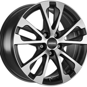 RONAL R61 Tompa fekete Polírozott 7,5X17 5 X112 ET52 76