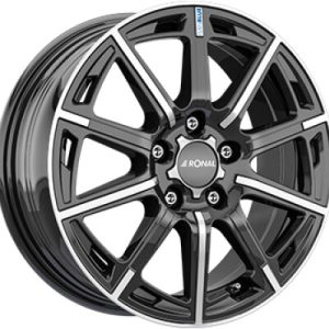RONAL R60 Fényes fekete Polírozott 6,5X16 5 X110 ET40 65
