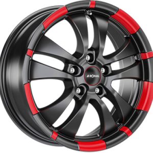 RONAL R59 Tompa fekete piros 7,5X17 5 X114,3 ET50 82