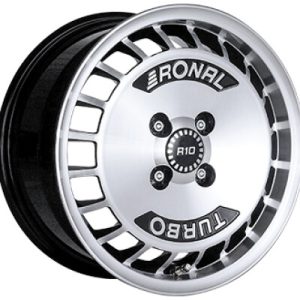 RONAL R10 TURBO Fényes fekete Polírozott 7X15 4 X100 ET37 68